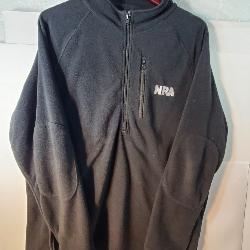 NRA National Rifle Association XL Black Fleece 1/2